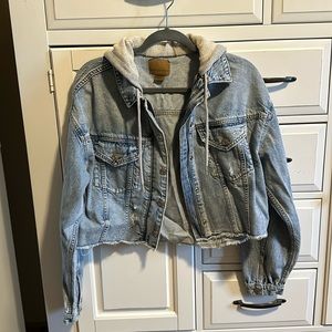 Hooded Denim Jacket